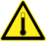 Temperature Warning Sign
